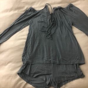 Sabo Skirt Blue Romper